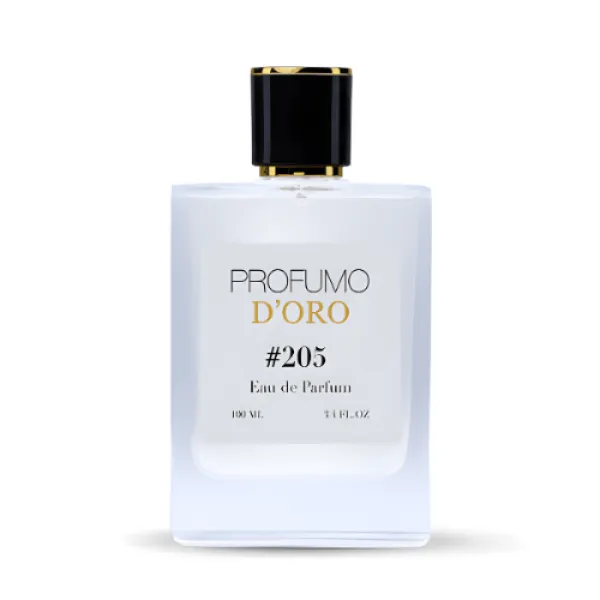 Profumo Doro 205 – eleganter Flakon mit sinnlich-würzigem Eau de Parfum aus Kakao, Tonkabohne und Pfeffer für Herren.